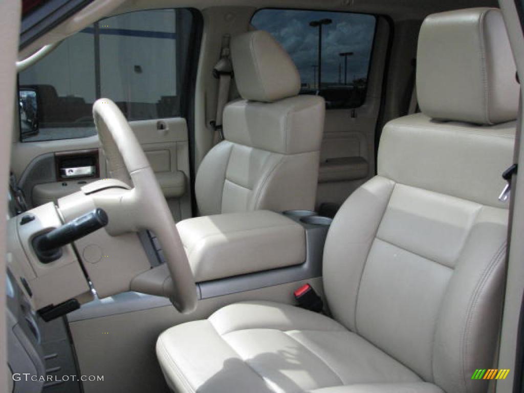 2007 F150 Lariat SuperCrew 4x4 - Redfire Metallic / Tan photo #9