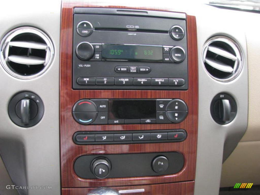 2007 F150 Lariat SuperCrew 4x4 - Redfire Metallic / Tan photo #11