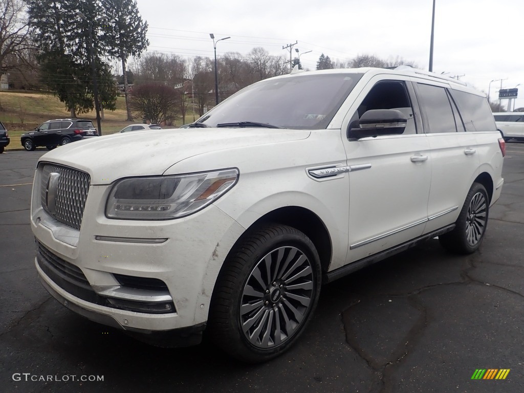 2020 Navigator Reserve 4x4 - Pristine White / Ebony photo #1