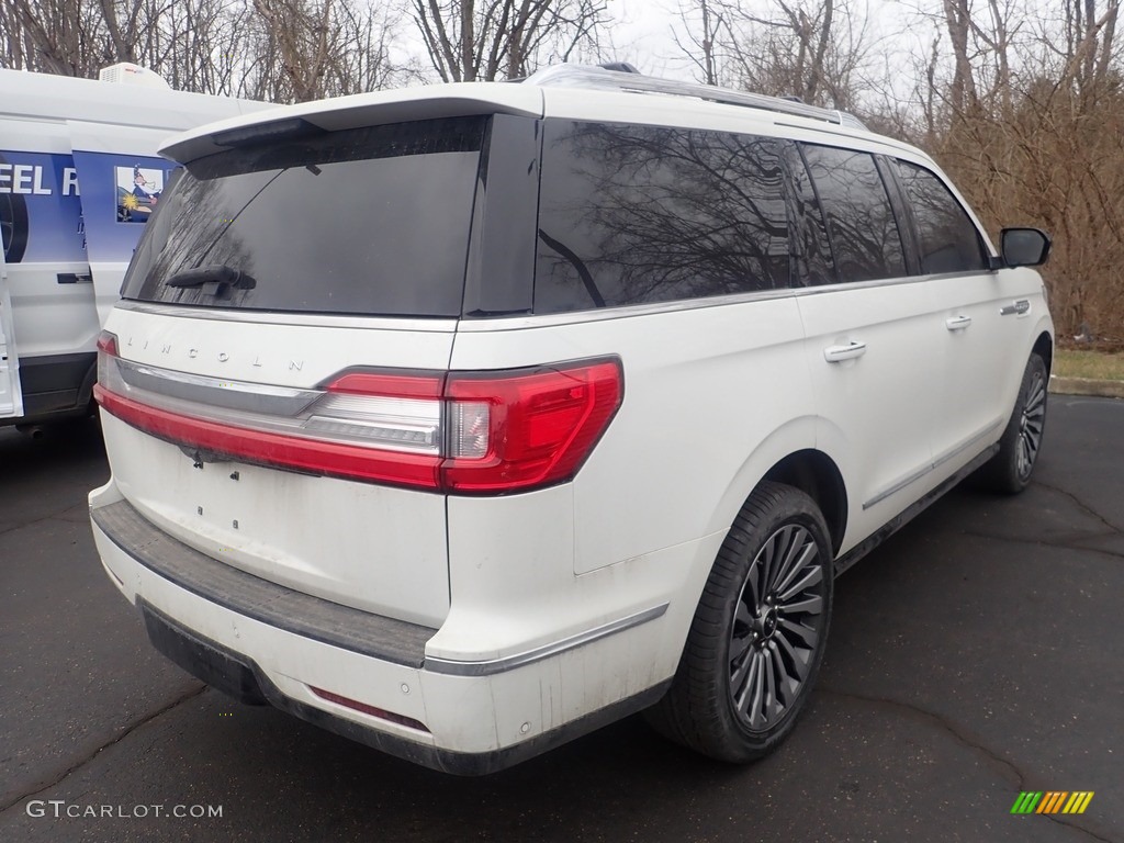 2020 Navigator Reserve 4x4 - Pristine White / Ebony photo #4