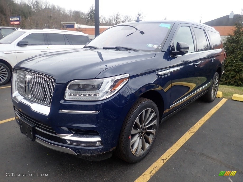 Rhapsody Blue 2020 Lincoln Navigator L Reserve 4x4 Exterior Photo #145619237