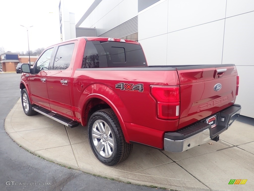 2020 F150 Lariat SuperCrew 4x4 - Rapid Red / Black photo #3