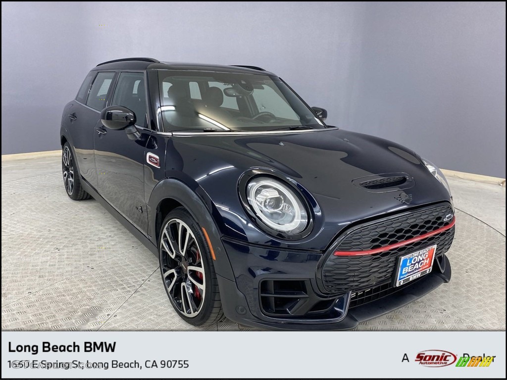 2020 Clubman John Cooper Works All4 - Enigmatic Black Metallic / Carbon Black Lounge Leather photo #1