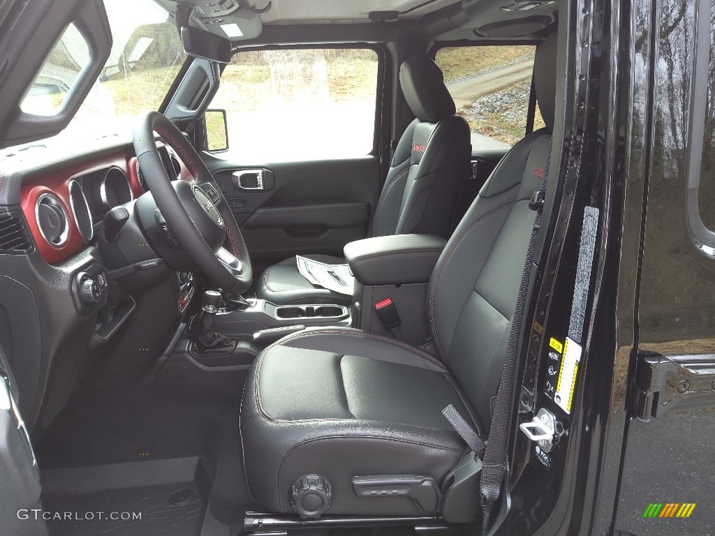 Black Interior 2023 Jeep Gladiator Rubicon 4x4 Photo #145619586