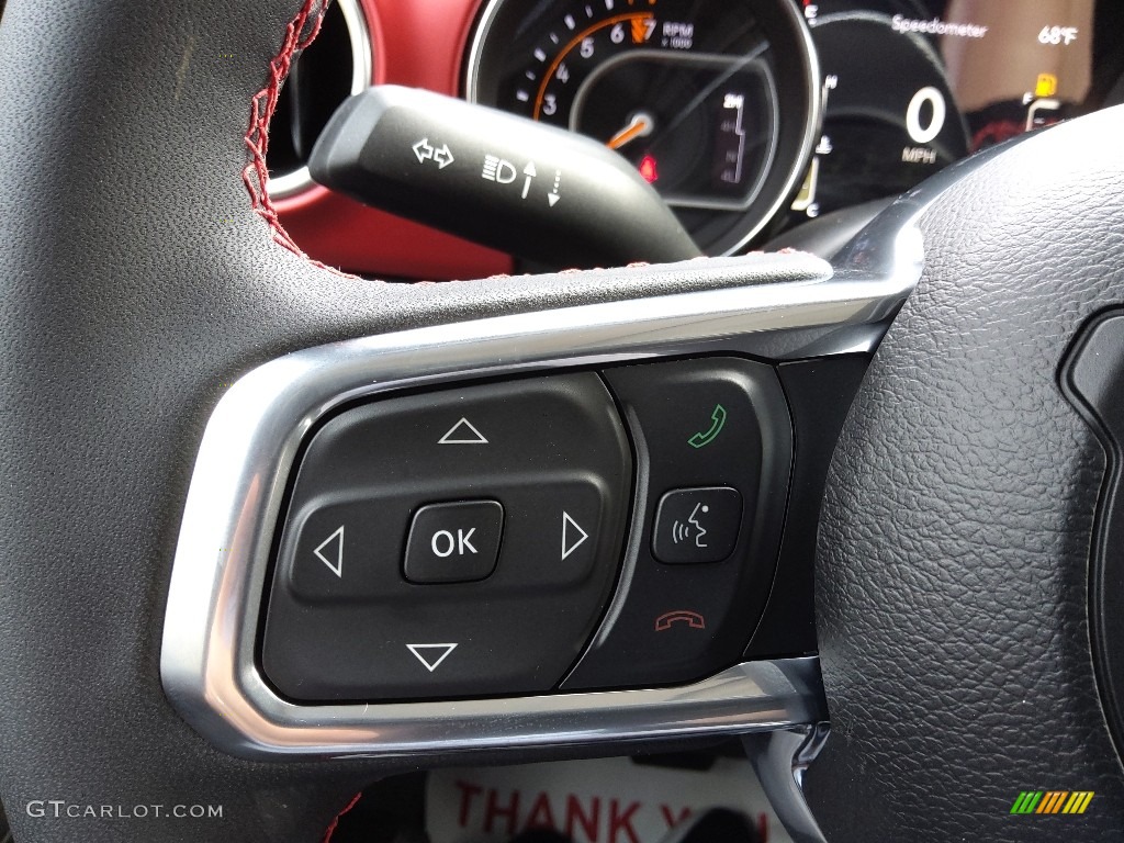 2023 Jeep Gladiator Rubicon 4x4 Black Steering Wheel Photo #145619680
