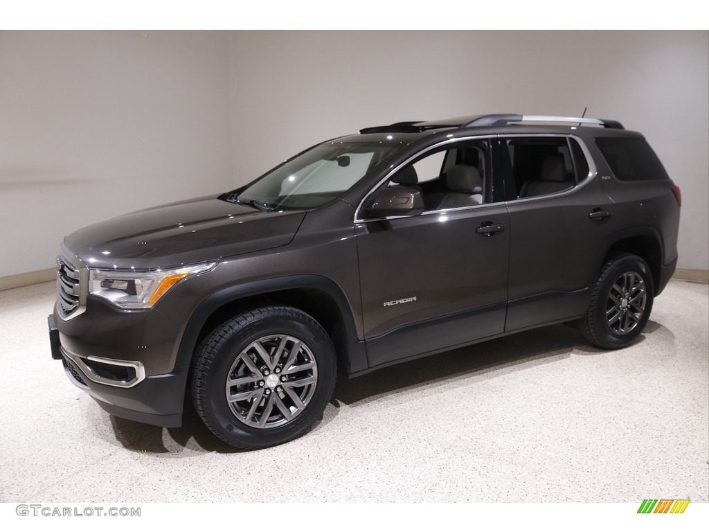 Smokey Quartz Metallic 2019 GMC Acadia SLT AWD Exterior Photo #145619975