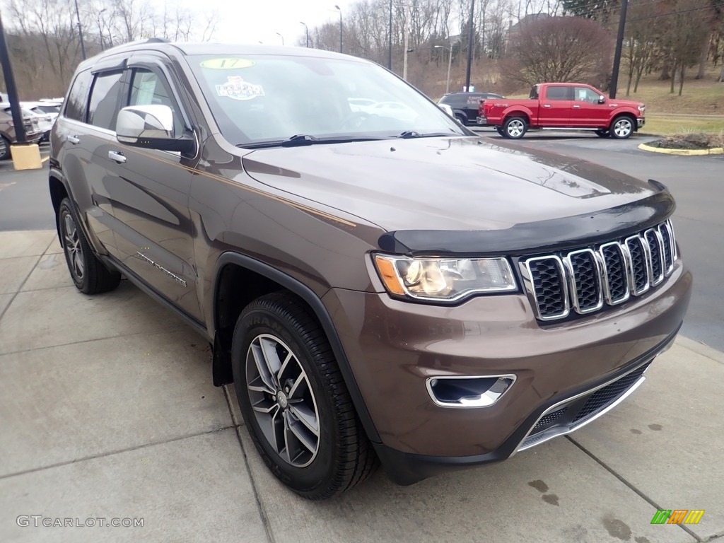 2017 Grand Cherokee Limited 4x4 - Walnut Brown Metallic / Black/Light Frost Beige photo #8
