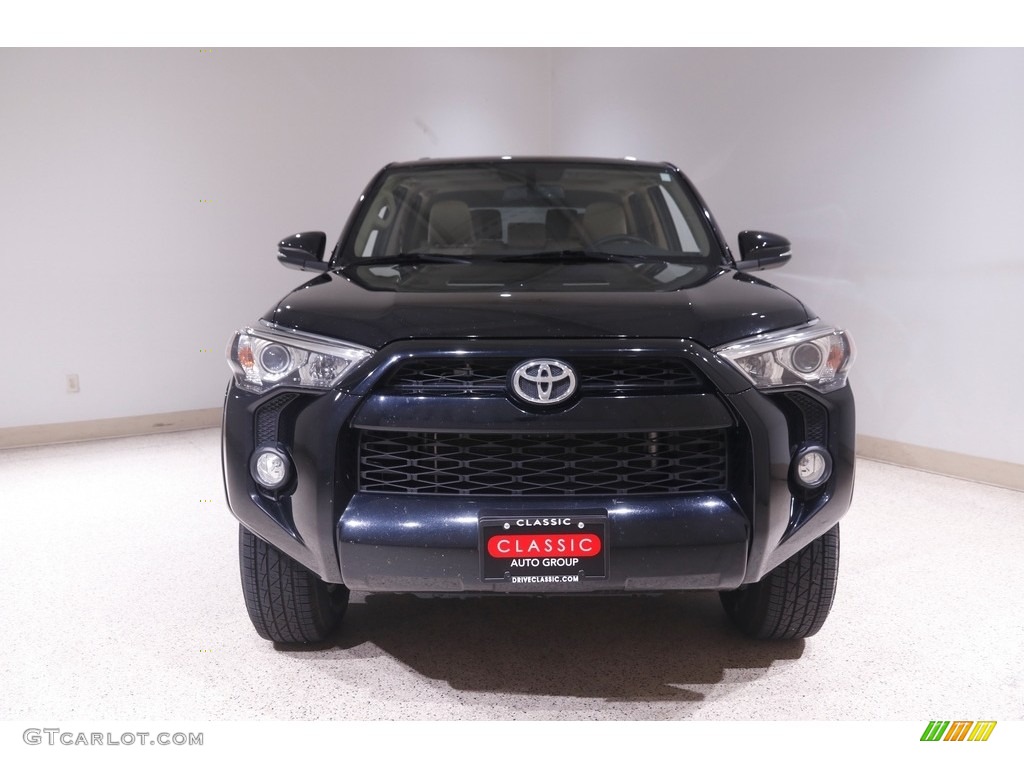 2017 4Runner SR5 Premium 4x4 - Midnight Black Metallic / Sand Beige photo #2
