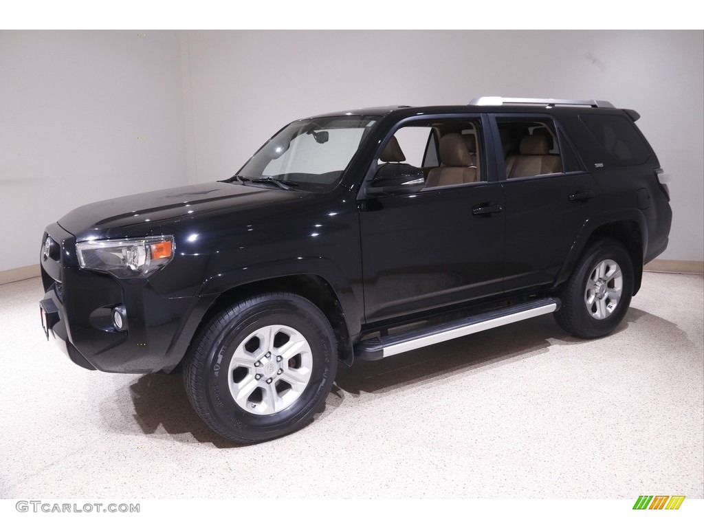 2017 4Runner SR5 Premium 4x4 - Midnight Black Metallic / Sand Beige photo #3