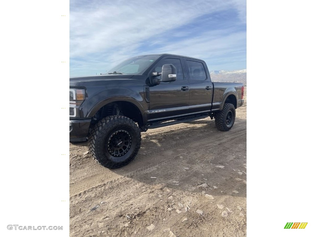 2020 F250 Super Duty King Ranch Crew Cab 4x4 - Agate Black / Kingsville Antique/Java photo #1