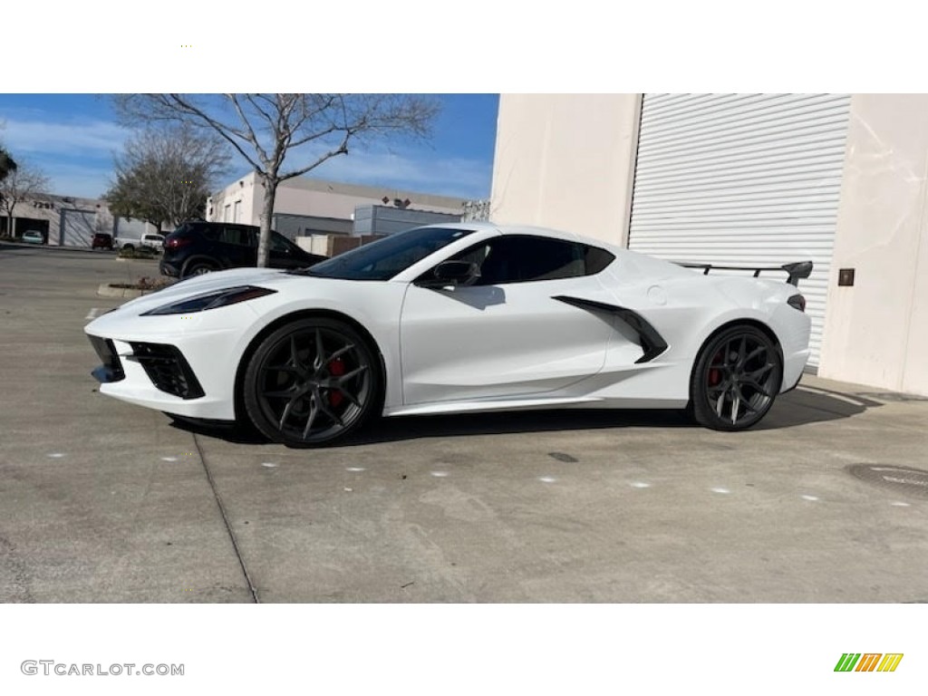 Arctic White 2020 Chevrolet Corvette Stingray Coupe Exterior Photo #145620477