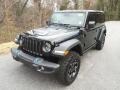 Front 3/4 View of 2022 Wrangler Unlimited Rubicon 4XE Hybrid