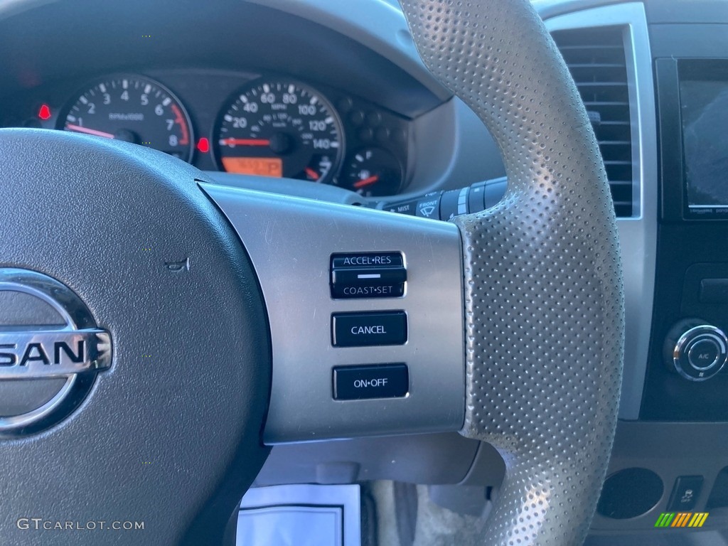 2018 Nissan Frontier SV Crew Cab Beige Steering Wheel Photo #145620981