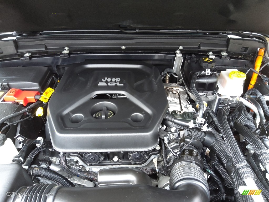 2022 Jeep Wrangler Unlimited Rubicon 4XE Hybrid 2.0 Liter Turbocharged DOHC 16-Valve VVT 4 Cylinder Gasoline/Electric Hybrid Engine Photo #145621071