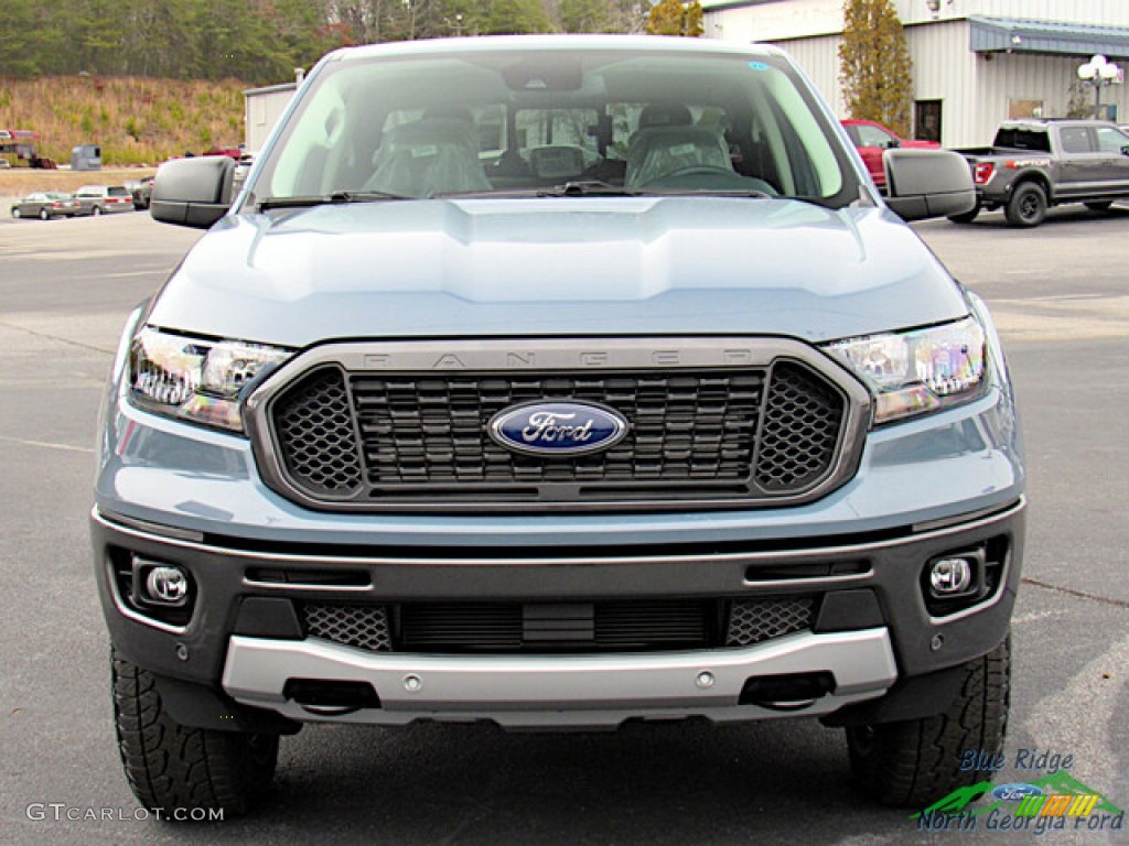 Azure Gray Metallic Tri-Coat 2023 Ford Ranger XLT SuperCrew 4x4 Exterior Photo #145621568