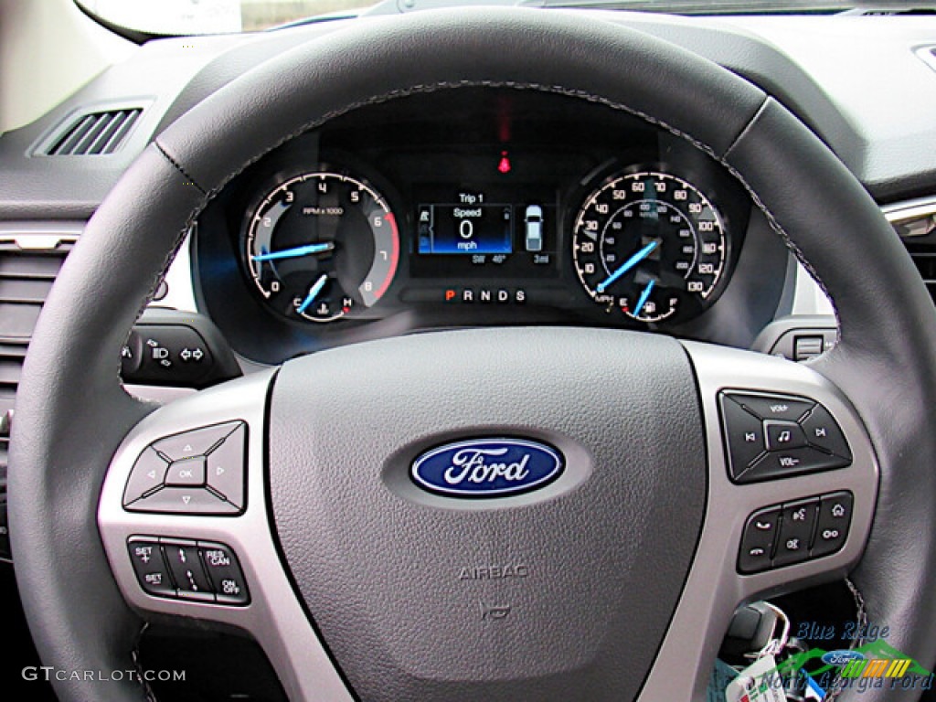 2023 Ford Ranger XLT SuperCrew 4x4 Medium Stone Steering Wheel Photo #145621644