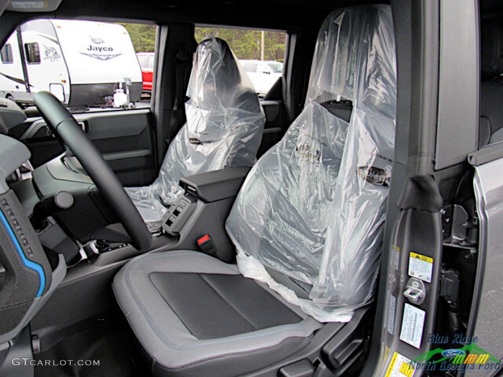 Dark Space Gray Interior 2023 Ford Bronco Black Diamond 4X4 4-Door Photo #145621821