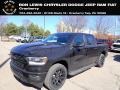 Diamond Black Crystal Pearl 2023 Ram 1500 Laramie Night Edition Crew Cab 4x4