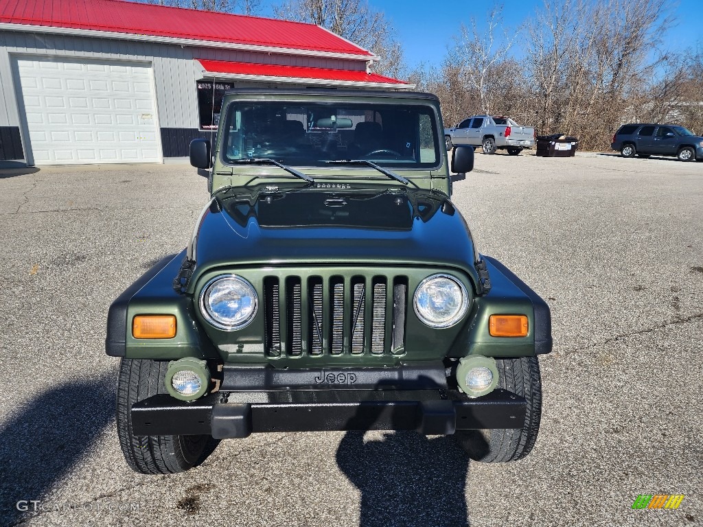 2006 Wrangler SE 4x4 - Deep Beryl Green Pearl / Dark Slate Gray photo #3