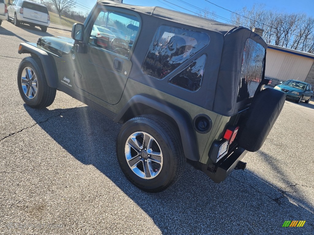 2006 Wrangler SE 4x4 - Deep Beryl Green Pearl / Dark Slate Gray photo #6