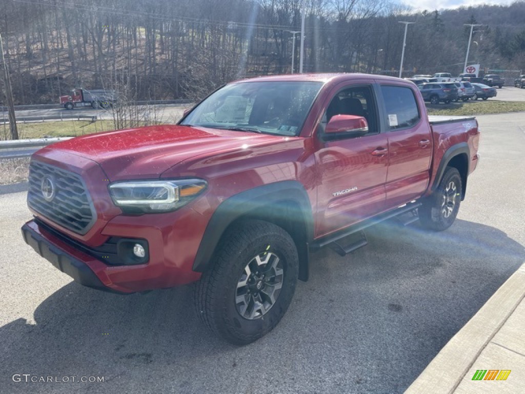 Barcelona Red Metallic 2023 Toyota Tacoma TRD Off Road Double Cab 4x4 Exterior Photo #145622207