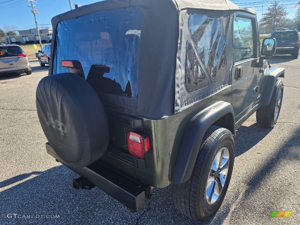 2006 Wrangler SE 4x4 - Deep Beryl Green Pearl / Dark Slate Gray photo #7