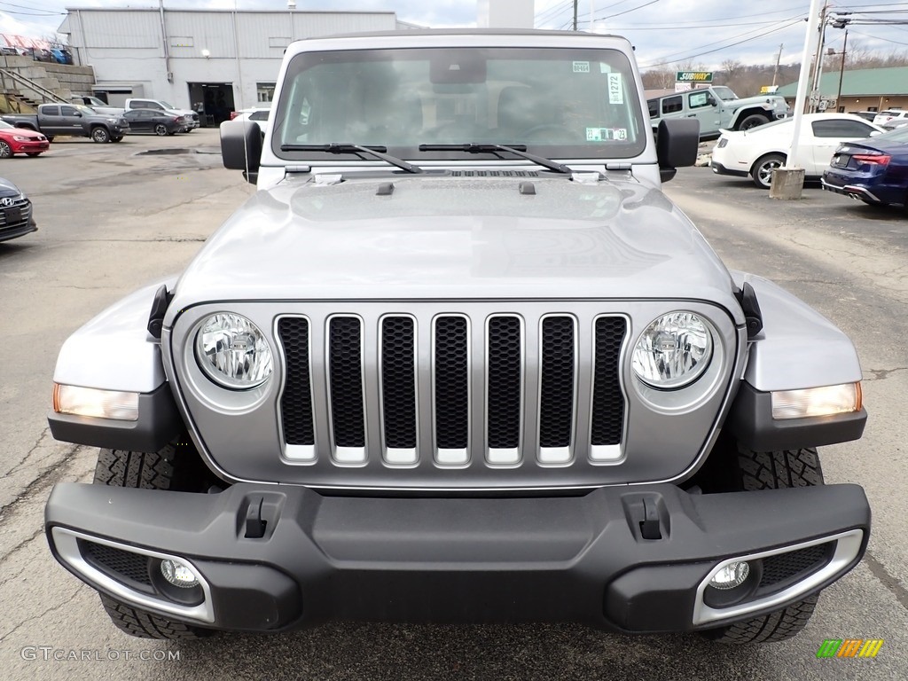 2021 Wrangler Unlimited Sahara 4x4 - Billet Silver Metallic / Black photo #9