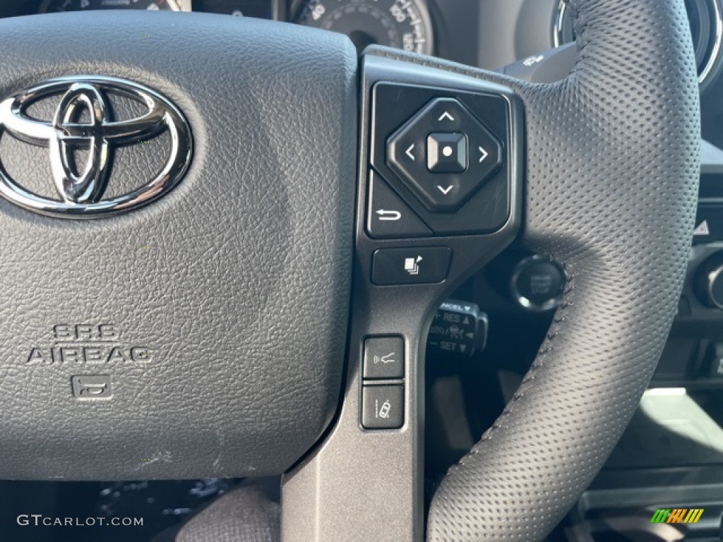 2023 Toyota Tacoma TRD Off Road Double Cab 4x4 Black/Cement Steering Wheel Photo #145622467