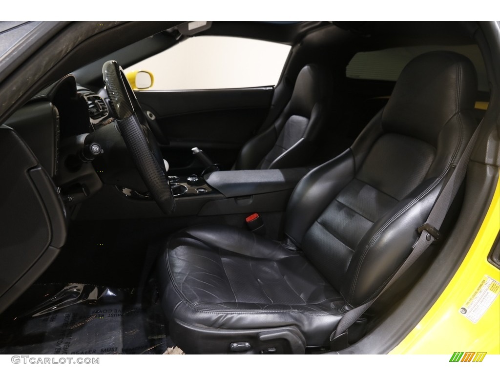 2010 Corvette Coupe - Velocity Yellow / Ebony Black photo #5