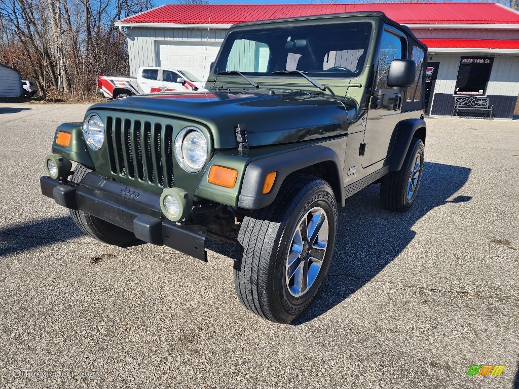 2006 Wrangler SE 4x4 - Deep Beryl Green Pearl / Dark Slate Gray photo #19