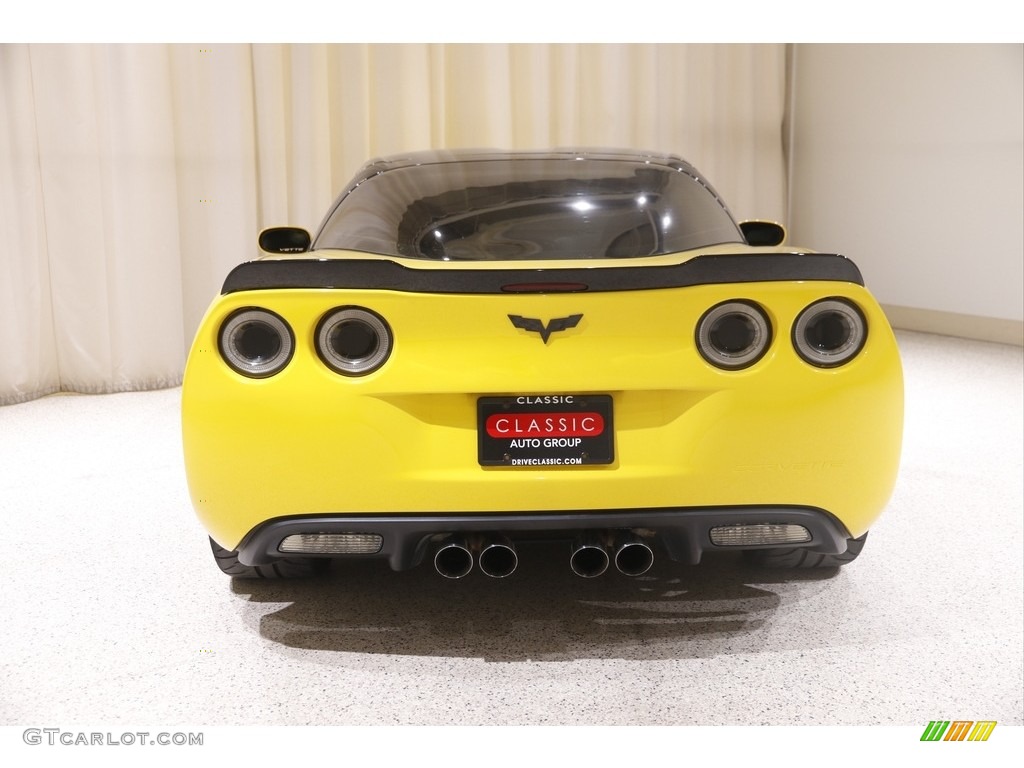 2010 Corvette Coupe - Velocity Yellow / Ebony Black photo #23