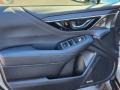 Slate Black 2023 Subaru Outback Limited XT Door Panel