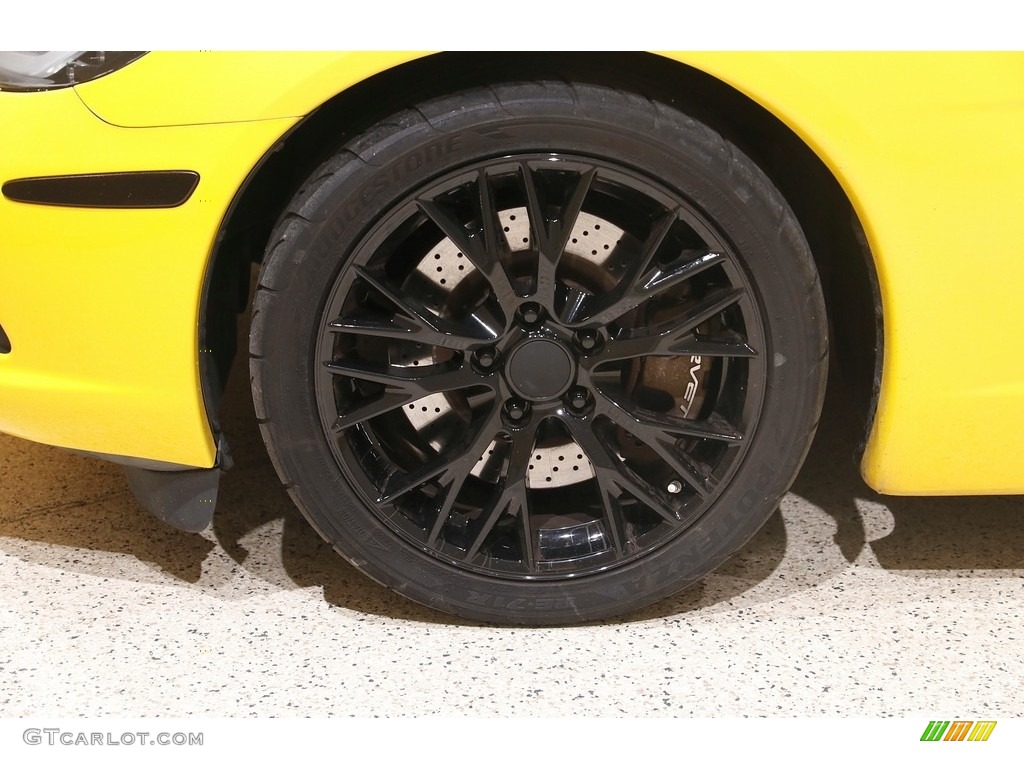 2010 Corvette Coupe - Velocity Yellow / Ebony Black photo #26