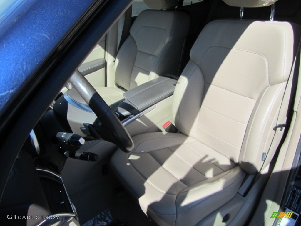 2014 ML 350 4Matic - Lunar Blue Metallic / Almond Beige photo #18