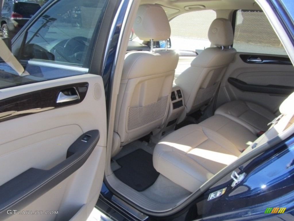 2014 ML 350 4Matic - Lunar Blue Metallic / Almond Beige photo #19