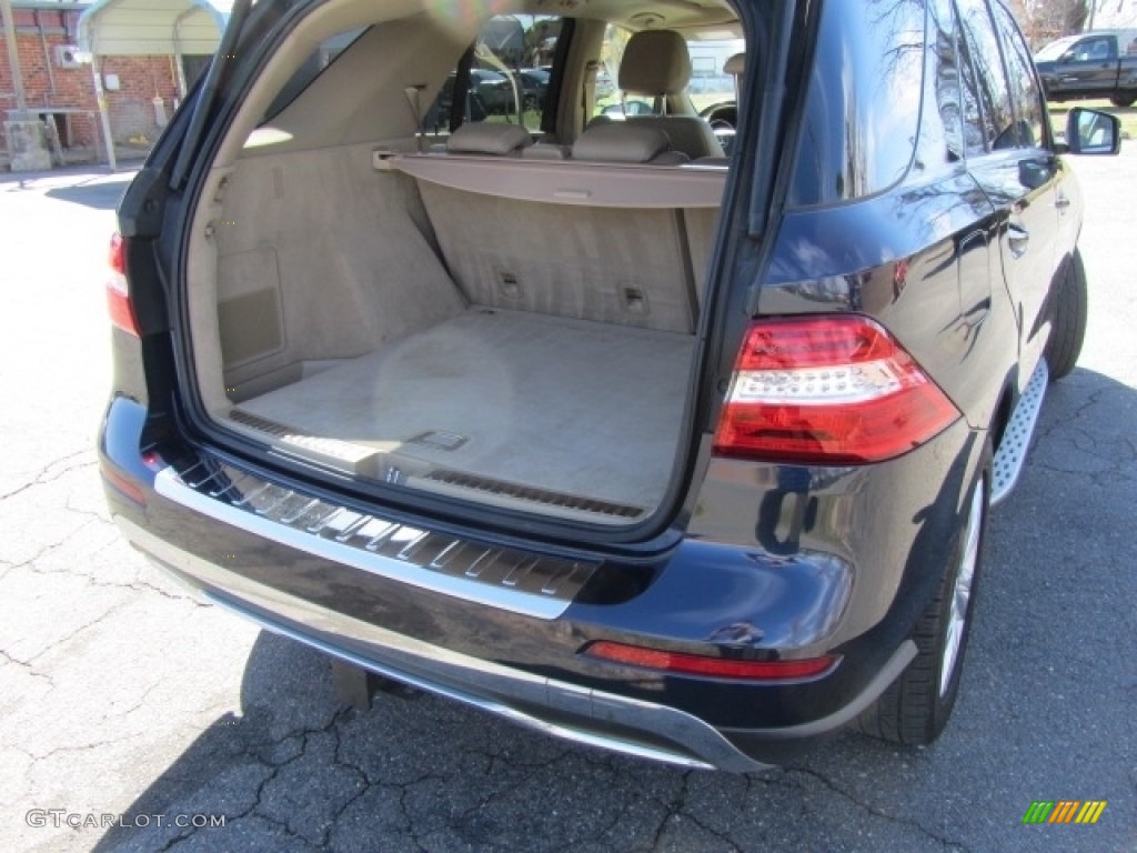 2014 ML 350 4Matic - Lunar Blue Metallic / Almond Beige photo #20