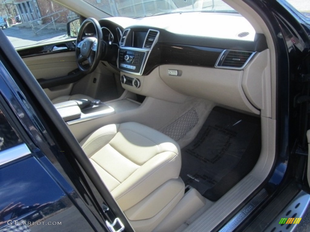 2014 ML 350 4Matic - Lunar Blue Metallic / Almond Beige photo #21