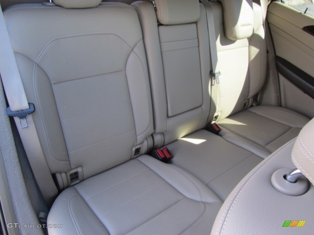 2014 ML 350 4Matic - Lunar Blue Metallic / Almond Beige photo #24