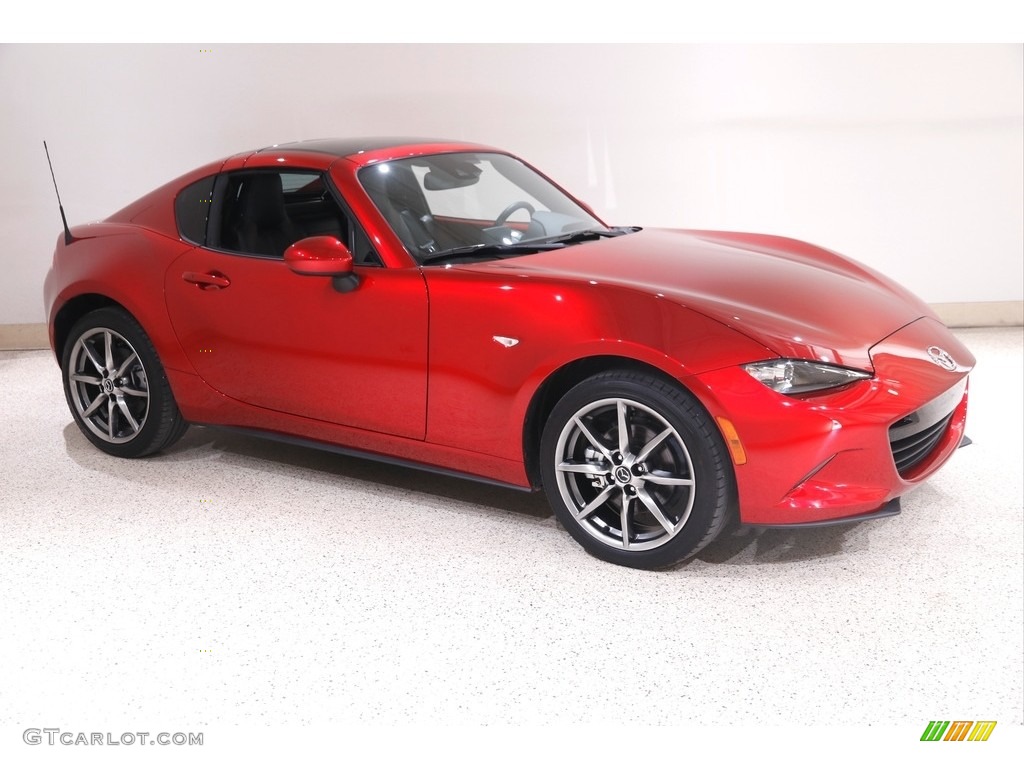 Soul Red Crystal Metallic 2022 Mazda MX-5 Miata RF Grand Touring Exterior Photo #145623509