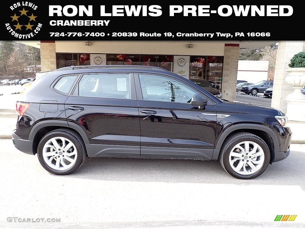 2023 Taos S 4Motion - Deep Black Pearl / Gray/Black photo #1
