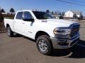 Bright White 2023 Ram 2500 Laramie Crew Cab 4x4 Exterior