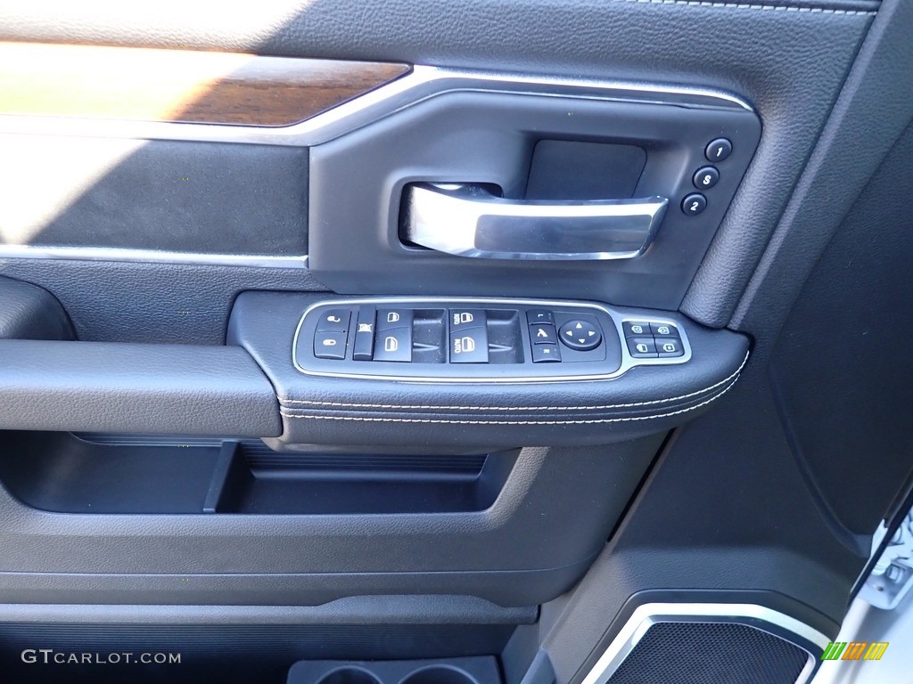2023 Ram 2500 Laramie Crew Cab 4x4 Black Door Panel Photo #145624256