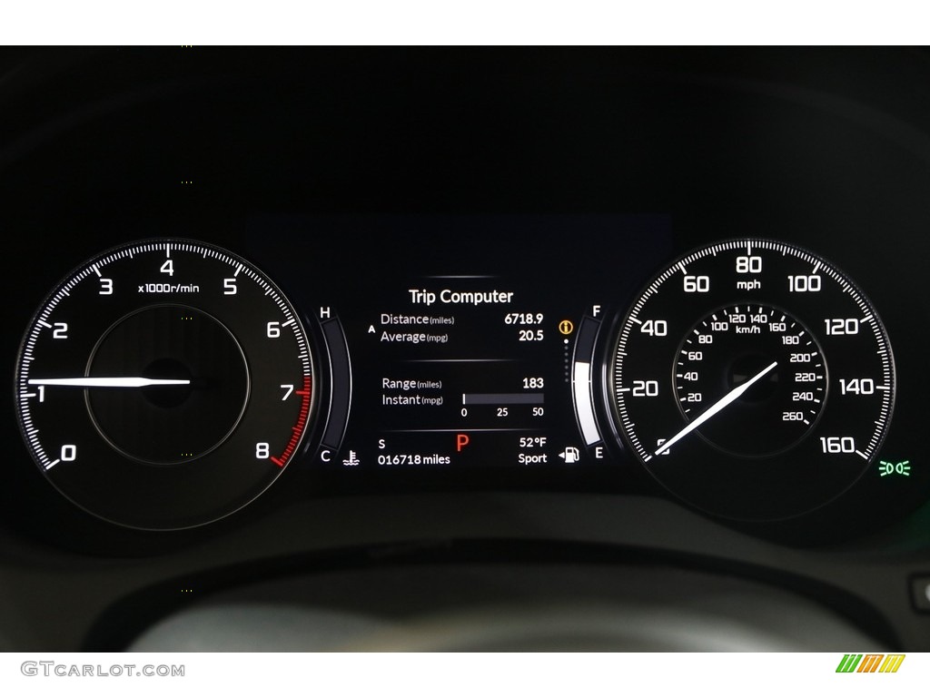 2020 Acura RDX AWD Gauges Photo #145624430