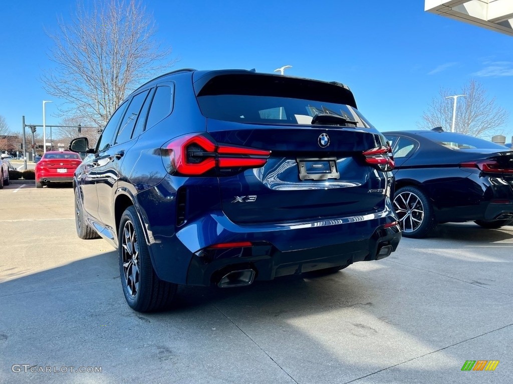 2023 X3 xDrive30i - Phytonic Blue Metallic / Cognac photo #3