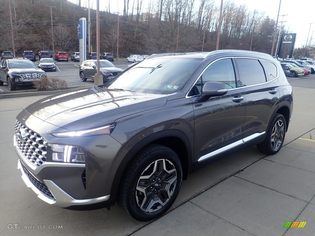 2023 Santa Fe Hybrid SEL Convenience AWD Plug-In Hybrid - Portofino Gray / Black photo #7