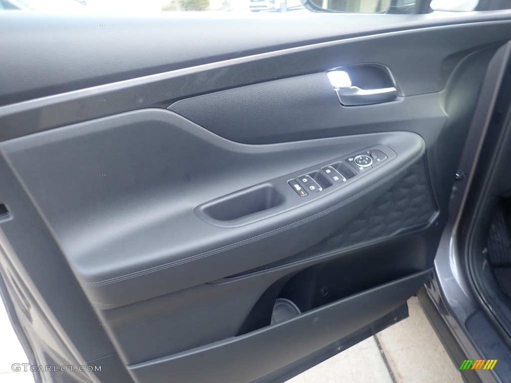 2023 Hyundai Santa Fe Hybrid SEL Convenience AWD Plug-In Hybrid Black Door Panel Photo #145624955