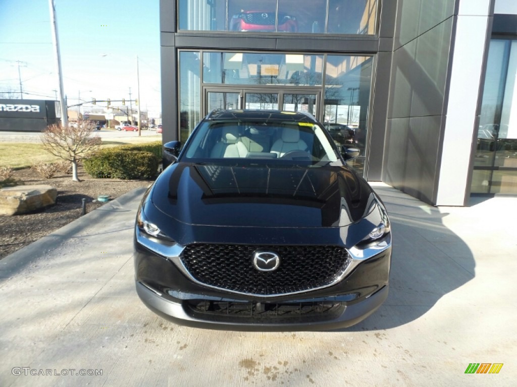 Jet Black Mica 2023 Mazda CX-30 Premium AWD Exterior Photo #145625093
