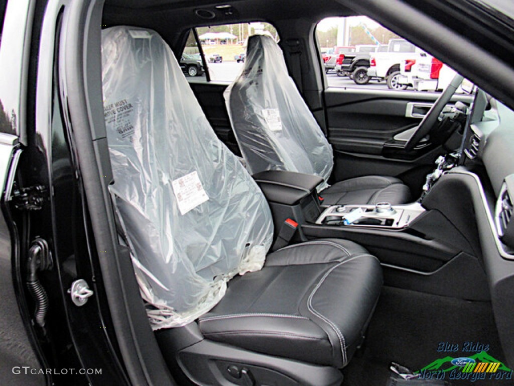 Ebony Interior 2023 Ford Explorer ST 4WD Photo #145625120