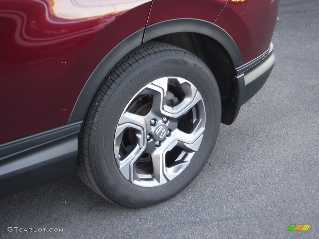 2018 CR-V EX AWD - Basque Red Pearl II / Gray photo #4