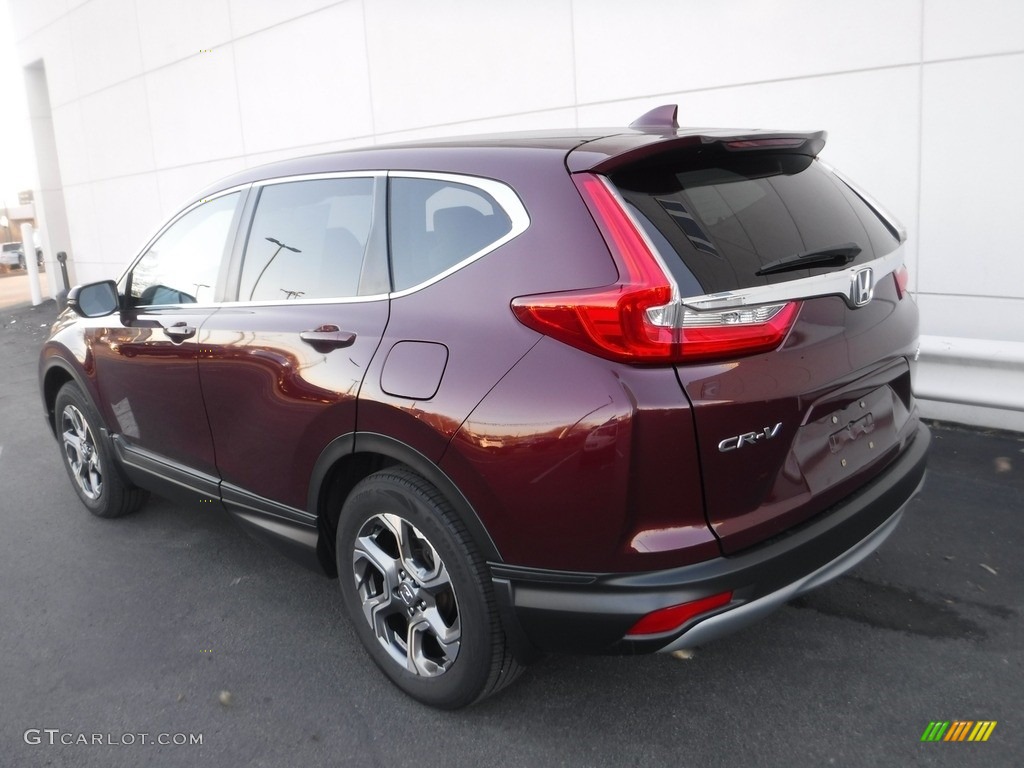 2018 CR-V EX AWD - Basque Red Pearl II / Gray photo #10